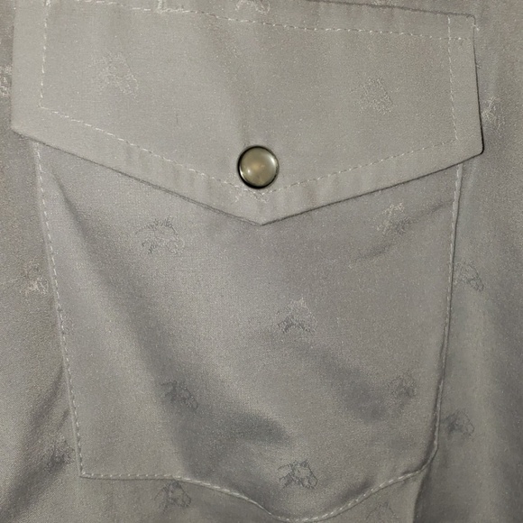 Roper pearl snap western shirt NWT horse print - Picture 3 of 7
